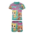 thumbnail image 5 of Super Kitties Boys Rash Guard Set 2 Piece Swimsuits Short Sleeve Bathing Suits with Trunks, 5 of 7