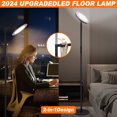 thumbnail image 5 of Lambaolom 69" Tall Floor Lamp with Remote & Touch Control: Folding Design, Dimmable Brightness, 4 Color Temperatures, Pole Lamp for Living Room, Bedroom, and Office, 5 of 7