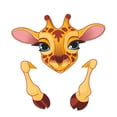 thumbnail image 1 of Cartoon Animal Switch Sticker Living Room Bedroom 1; 2; 3; 4; Bathroom Light Switch Cute Decal Wall Decor, 1 of 8