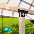 thumbnail image 1 of Soportes de pérgola Colamx 2x soportes de esquina para poste de madera 4x4 ajustable, 1 of 8