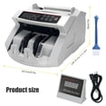 thumbnail image 4 of Meoldis Money Counter Machine with Value Count - UV/MG/IR Counterfeit Detection, Add & Batch Modes, LCD Display Cash Counter for Bank, Retail, Supermarket, 4 of 6
