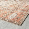 thumbnail image 5 of Traditional 5x7 Area Rug (5'3'' x 7'3'') Persian Cream, Rust Living Room Easy to Clean Machine Washable, 5 of 11