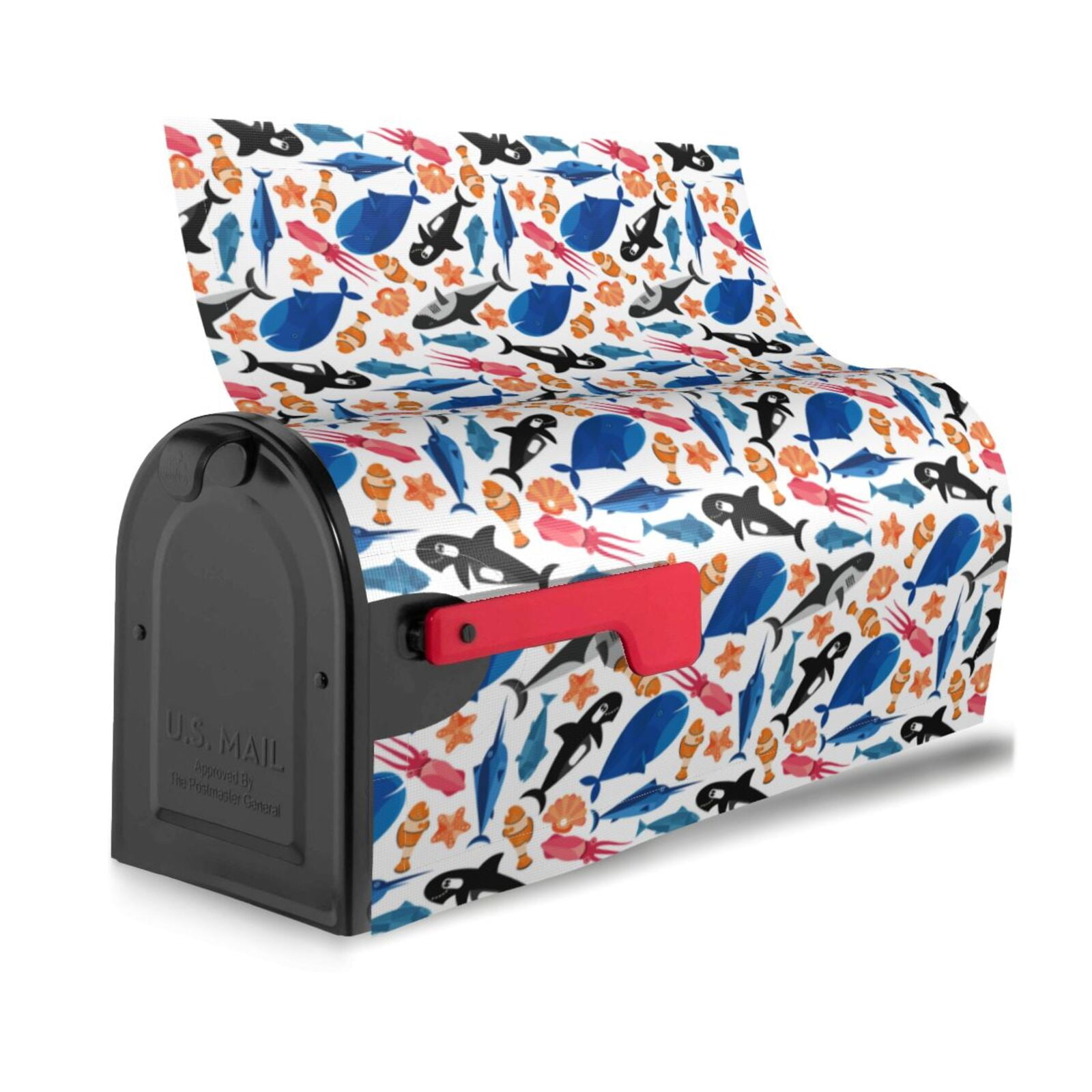 Kdxio Magnetic Mailbox Cover 21x18 in Mailbox Cover Outdoor Decoration Holiday Mailbox Covers for Home Garden Yard-21x18 in