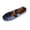 Navy, variant on YgkuHd Women's Casual Flat Sandals Closed Toe Openwork Details Perforated Upper Soft Leather Hook-and-Loop Strap Black,5.5