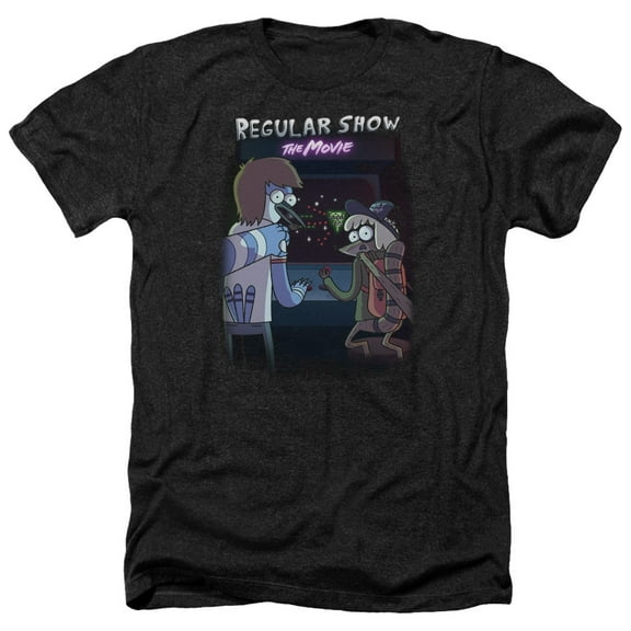 Regular Show - Rs The Movie - Heather Short Sleeve Shirt - X-Large
