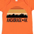 thumbnail image 4 of Inktastic Anchorage Alaska Skyline Boys or Girls Baby Bodysuit, 4 of 5