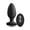 Black - Alpine 2.0, variant on Renegade Alpine 2.0 Vibrating Silicone Anal Plug with Remote Control, Black