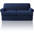 thumbnail image 1 of Housse de Coussin pour Sofa à Coussin en T (Moyen, Marine), 1 of 7