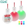 thumbnail image 3 of Nuevo producto 2023, venta al por mayor, sublimación, lámpara led acrílica de 3 pulgadas, cargador USB y batería, adorno de decoración de árbol de Navidad, 3 of 4