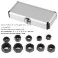 thumbnail image 4 of Jinsinto 10pcs 9-19mm Nut Bolt Remover Kit, Locking Bolt Extractor, Screw Head Broken Stud Extractor Tool Set with Storage Case, 4 of 5