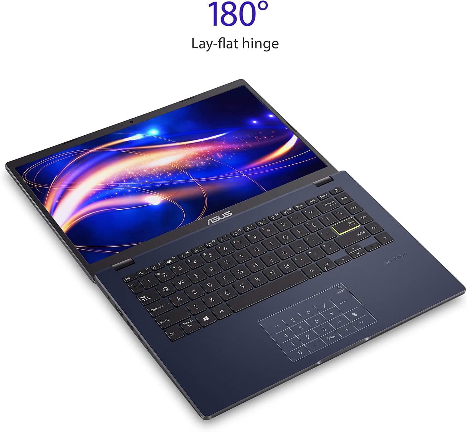 ASUS 14" Ultra Thin FHD PC Laptop, Intel Celeron N4020, 4GB RAM, 128GB, NumberPad, 1 Year Office 365, Windows 11 Home in S Mode, Star Black with Mazepoly Accessories