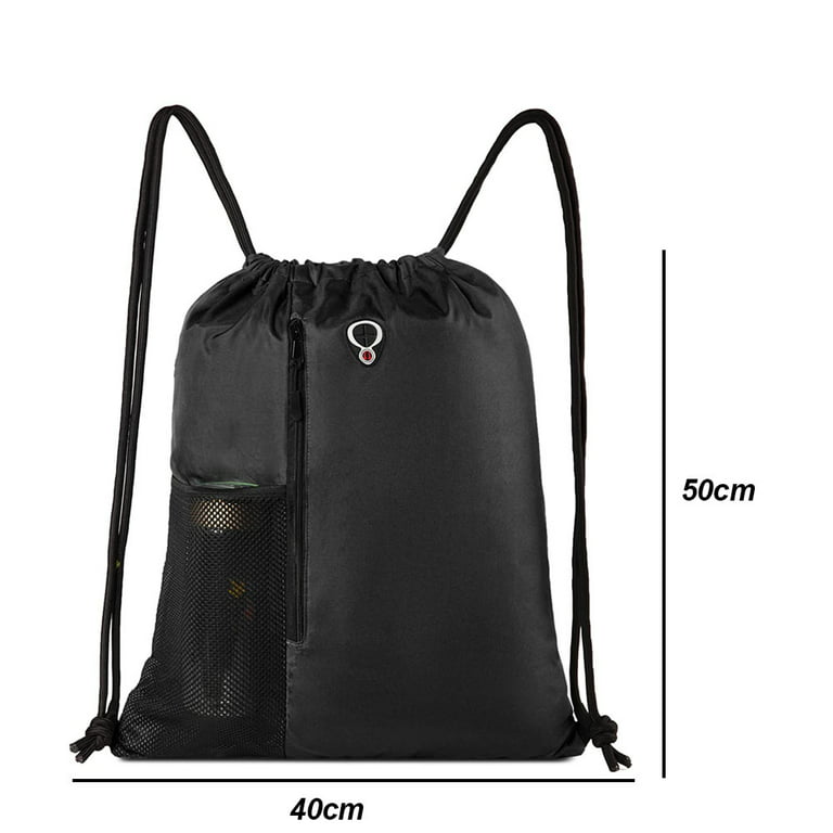 Drawstring Backpack Sports Gym Bag for Women Men Children Large
