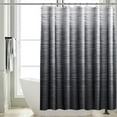 thumbnail image 5 of Modern Grey Black Stripes Waterproof Polyester Shower Curtain with Hooks for Bathroom Decor 72"x72", 5 of 6