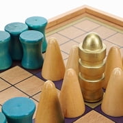 WE Games Kings Table Wooden Board Game, Tablut Viking Strategy Game