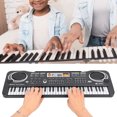 thumbnail image 4 of Piano de Musique Numérique, Panneau Multifonction Programmable Enregistrant Deux Modes d'Enseignement Piano Musical pour les Fêtes d'Enfants pour les Activités Parent-Enfant Nous Brancher 110V, 4 of 8