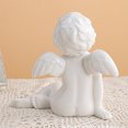thumbnail image 2 of Angel Figurine Ceramic Angel Statue Wedding Decoration European Style Home Desktop Decor, 2 of 6