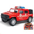 thumbnail image 1 of Cuteam Car Toy,1/36 Simulation Police Car Vehicle Pull Back Truck Model Kids Toy Christmas Gift, 1 of 3