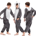 thumbnail image 2 of Pijamas de animales de Tigre y Lobo para niños, monos de unicornio, ropa de dormir Kigurumi, mono de punto de Panda y conejo, 2 of 6