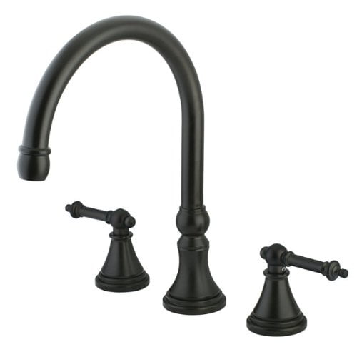 Kingston Brass KS2345TL Two Handle Roman Tub Filler