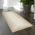 thumbnail image 2 of Mainstays Transitional Ombre Border Tan Indoor Runner Rug, 2' x 6', 2 of 9