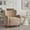Camel, variant on Christopher Knight Home Mid-Century Modern Velvet Wingback Accent Chair with Birch Legs, Camel