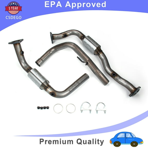For 2003 To 2006 Hummer H2 6.0L Both Catalytic Converters Left & Right Side