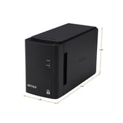 BUFFALO DriveStation Duo USB 3.0 2-Drive 4 TB Desktop DAS (HD-WH4TU3R1) - SATA - RAID JBOD/0/1 - 2 x 2 TB Drives Installed - Backup Software - Desktop