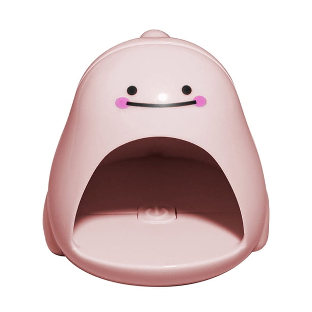Mini lámpara para uñas con dinosaurio, bonita, ligera, práctica y compacta, alimentada por USB, secado rápido, sin mano negra