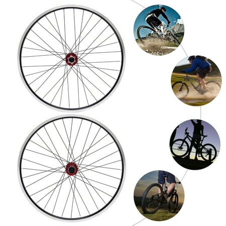 UPC: 0733835681198 | Wuzstar 29  1 Pair Mountain Bike Wheelset Aluminum Alloy Rim Disc Brake MTB Wheelset (Red)