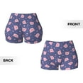 thumbnail image 5 of Lsque Cute Pig Pattern High Waisted Biker Shorts for Women-Tummy Control Fitness Athletic Workout Running Yoga Gym Shorts,Moisture-Wicking-XX-Large, 5 of 9