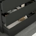 thumbnail image 3 of OXYLIFE 6 Drawer Dresser Chest,Wood Dresser Chest Vertical Storage Organizer Unit for Bedroom, Living Room, Hallway, 3 of 7