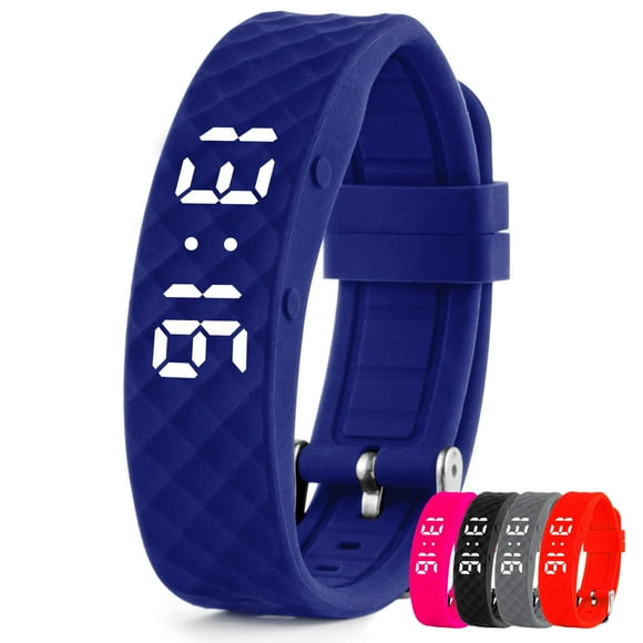 Tabtime Alarme Vibrante Rappel Watch (Blue - Petit) - avec jusqu'à 10 Alarmes Personnelles Ou Rappels de Pilules par Jour
