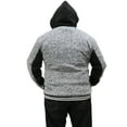 thumbnail image 2 of MEN'S JACKET WITH HOOD, NEOPRENE YOKE AND SHERPA LINING. FULL ZIP, PLUSH, WARM AND COZY., 2 of 2