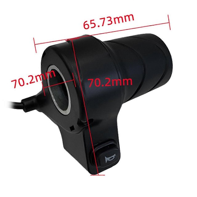 Half Handlebar Accelerator SM Plug Left/Right Handle for E-Bike Half Twist Throttle Electric Scooter Bike