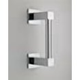 thumbnail image 2 of Jaclo H42-FM-SB Cubix Front-Mount Shower Door Handles, Satin Brass, 2 of 2