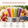 thumbnail image 2 of 100 PCS Food-Grade Disposable Popsicle Bags, BPA Free Ice Pop Bags with Zip Seal and Funnel, DIY Popsicle Mold Bags, Healthy Snack Yogurt Stick Juice Fruit Smoothies Ice Freezing (100 Pcs), 2 of 7