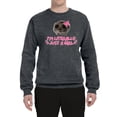 thumbnail image 2 of Wild Bobby I'm Literally Just a Girl Funny Deep Fried Brain Rot Hamster Meme Unisex Crewneck Sweatshirt, 2 of 6