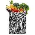 thumbnail image 1 of Colorful Zebra Canvas Tote Bag Rainbow Zebra Pattern Abstract Black and White Stripes Multicolor Modern Fashion Cute Cartoon Zebra Aesthetic Gradient Print Reusable Eco-Friendly Shopping Bag, 1 of 6