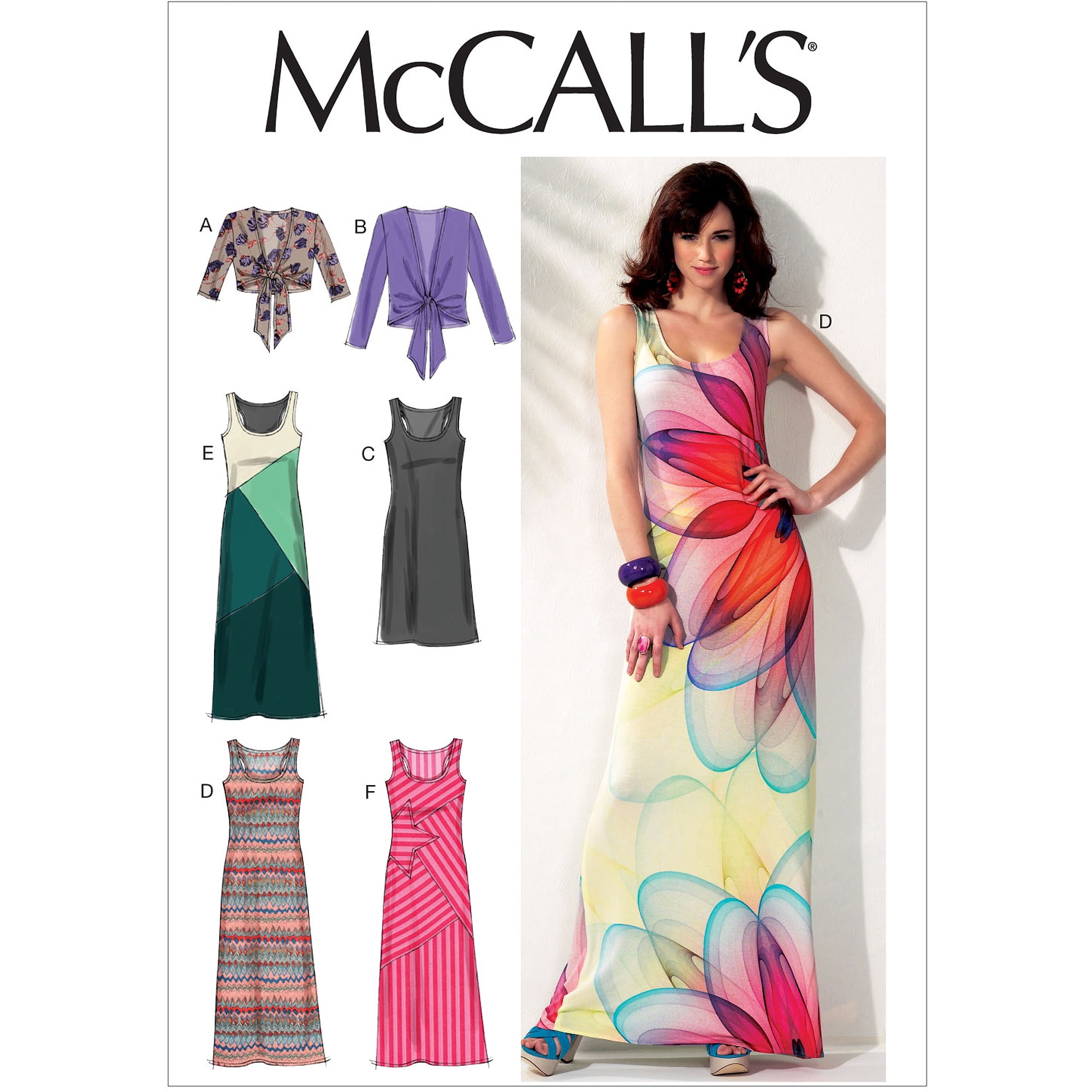 McCall's Pattern Misses' Unlined Jackets and Dresses, A5 (6, 8, 10, 12