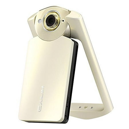 Casio Exilim High Speed EX-TR60 Self-portrait /Selfie Digital Camera (Silky White) - International Version (No