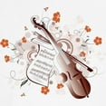 thumbnail image 3 of CafePress - Floral Violin Baseball Jersey - Cotton Baseball Jersey, 3/4 Raglan Sleeve Shirt, 3 of 4