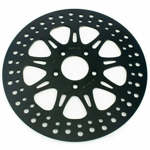 Black 11.8" Front Brake Disc Rotor for Harley Dyna Street Bob FXDB 06-17 Low Rider FXLR