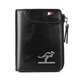 thumbnail image 3 of Kangaroo Credit Card Holder Case RFID Blocking Vintage Business Anti-Theft Clutch Short Mens Leather Wallet Large Capacity, 3 of 5
