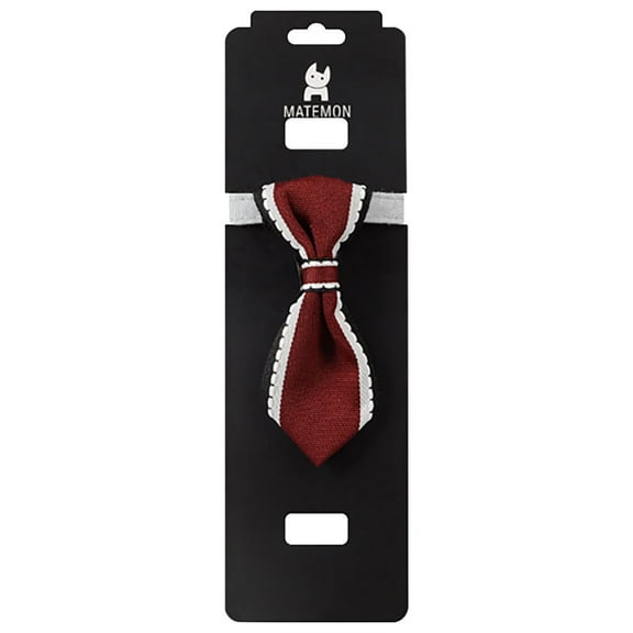 OutmaxHome Dog Neck Tie Adjustable Cat Collars Puppy Bow Ties Grooming Accessories for Small Pet Dogs Cats Birthday Photography Favor