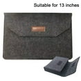 thumbnail image 1 of Laptop Sleeve Compatible with 13 inch /15inch MacBook Pro, MacBook Air, HP Dell Lenovo Notebook, Felt Laptop Case with Extra Storage Bag, 1 of 9