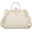 White, variant on Women Embossing Leather Handbag Multiple Collocations Tote Bag Kiss Lock Messenger Bag Hardware Handle Purse