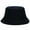 Black, variant on Bucket Hat Cap Cotton Fishing Boonie Brim Visor Sun Safari Camping Men Women