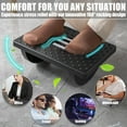 thumbnail image 6 of Foot Rest for Under Desk at Work - Ergonomic Foot Stools for Under Office Desk - Rocking Footrest with Roller Massager - Leg Rest for Chair, Computer Gaming - Promote Leg Circulation, 6 of 7