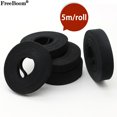 thumbnail image 1 of 5m/roll Cable Ties Reusable Loop Bundle Self Adhesive Black Nylon Strap Organizer Clip Wire Holder Management Fastening Tape width 15mm 30 rolls, 1 of 5