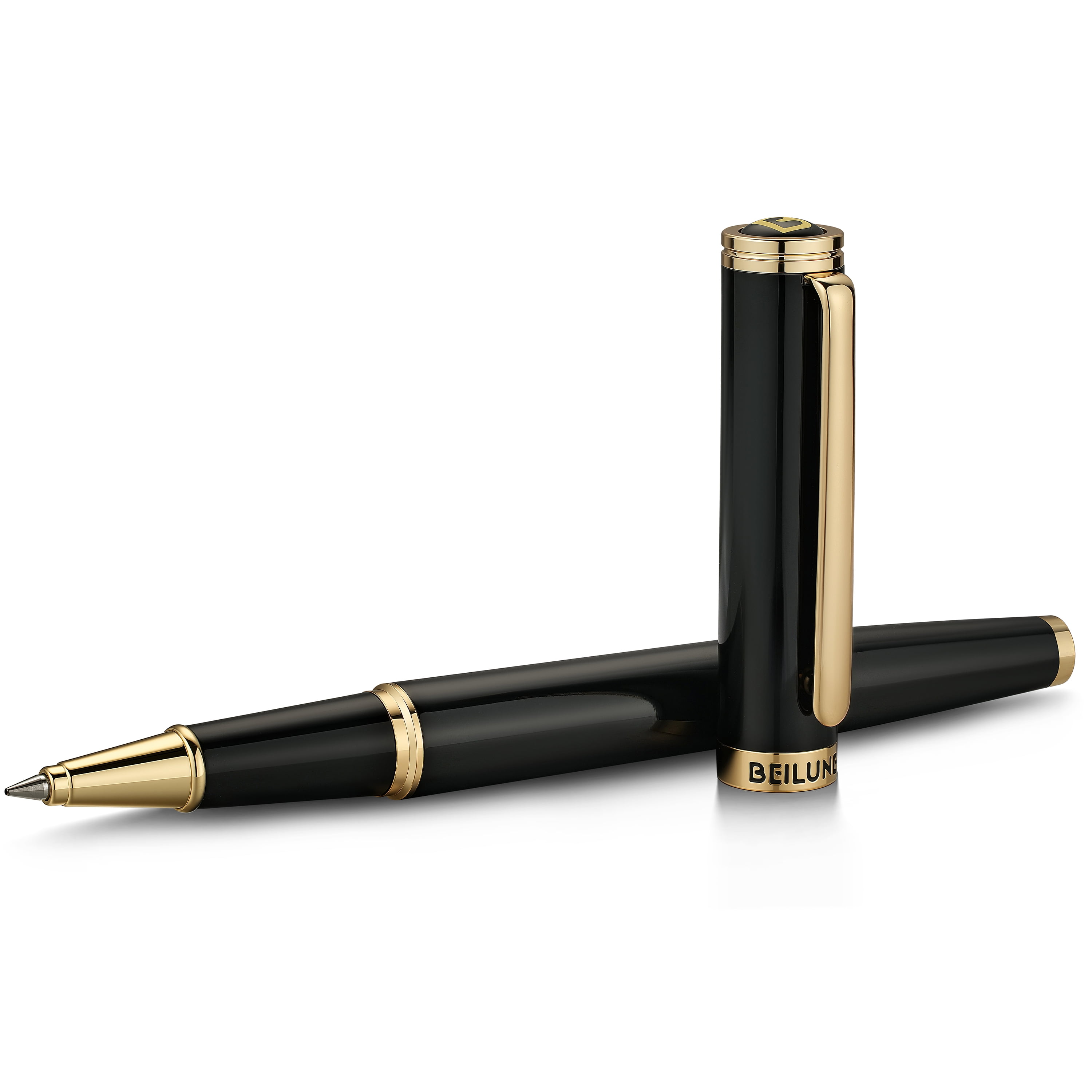 BEILUNER Luxury Rollerball Pen,24K Gold Trim,Noble and Elegant Designs, Best Roller Ball Pen Gift Set for Men & Women, Professional, Executive Office, Nice Pens